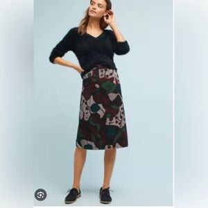 Anthropologie Multicolor A-Line Skirt